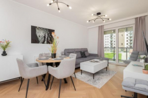 Nowa Letnica Comfortable Apartments with Balcony & Parking Gdańsk by Noclegi Renters
